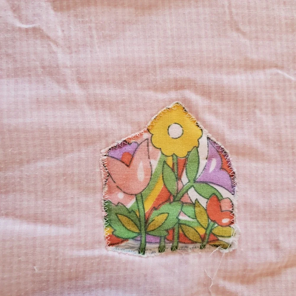 Homemade Cabbage Patch Kids‎ Babies Blanket Quilt 1983 Dance Leg Warmers Pink